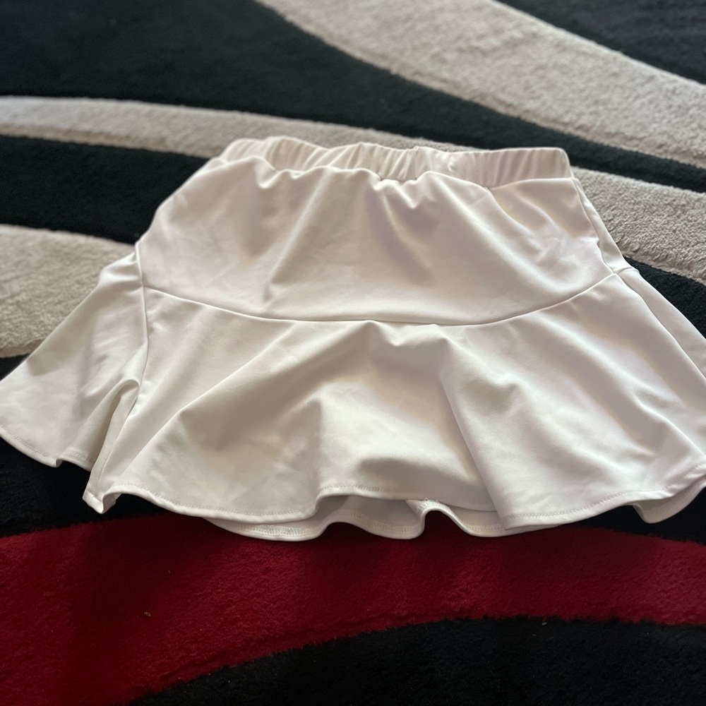 White skirt
